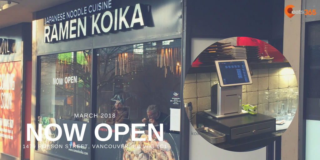 Eats365POS's tweet photo. Welcome RAMEN KOIKA! Thanks #ramenkoika for using our Eats365 POS!⠀
⠀
Focus on the essence of your business. Let us take care of the rest. Get your free trial today! https://t.co/pVKPXhrcZR⠀
#eats365 #eats365pos #restaurantowner #restaurantmanager #takeout #QSR #FSR #fullserve https://t.co/LSdvpTGZBh
