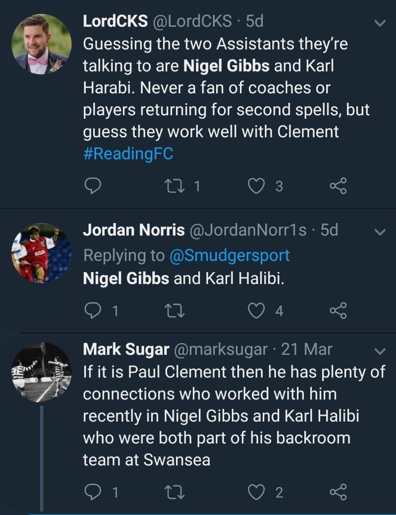 maffff's tweet photo. Who is joining Clement and Gibbs, lads? #Harabi? #Halibi? #Halalbi? #Harambe? 
#readingfc https://t.co/tmGQWjKQAM