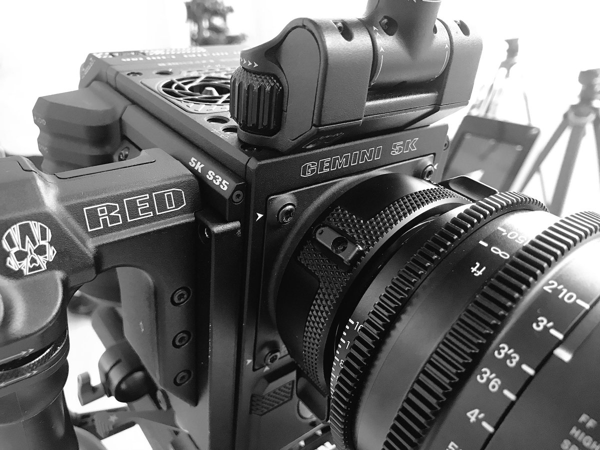 Hands on with the new <a href="/RED_Cinema/">RED Digital Cinema</a> #Gemini 5K <a href="/CVPgroup/">CVP Group</a> Fitzrovia

800iso footage even cranked to 12,800iso looks unbelievable.