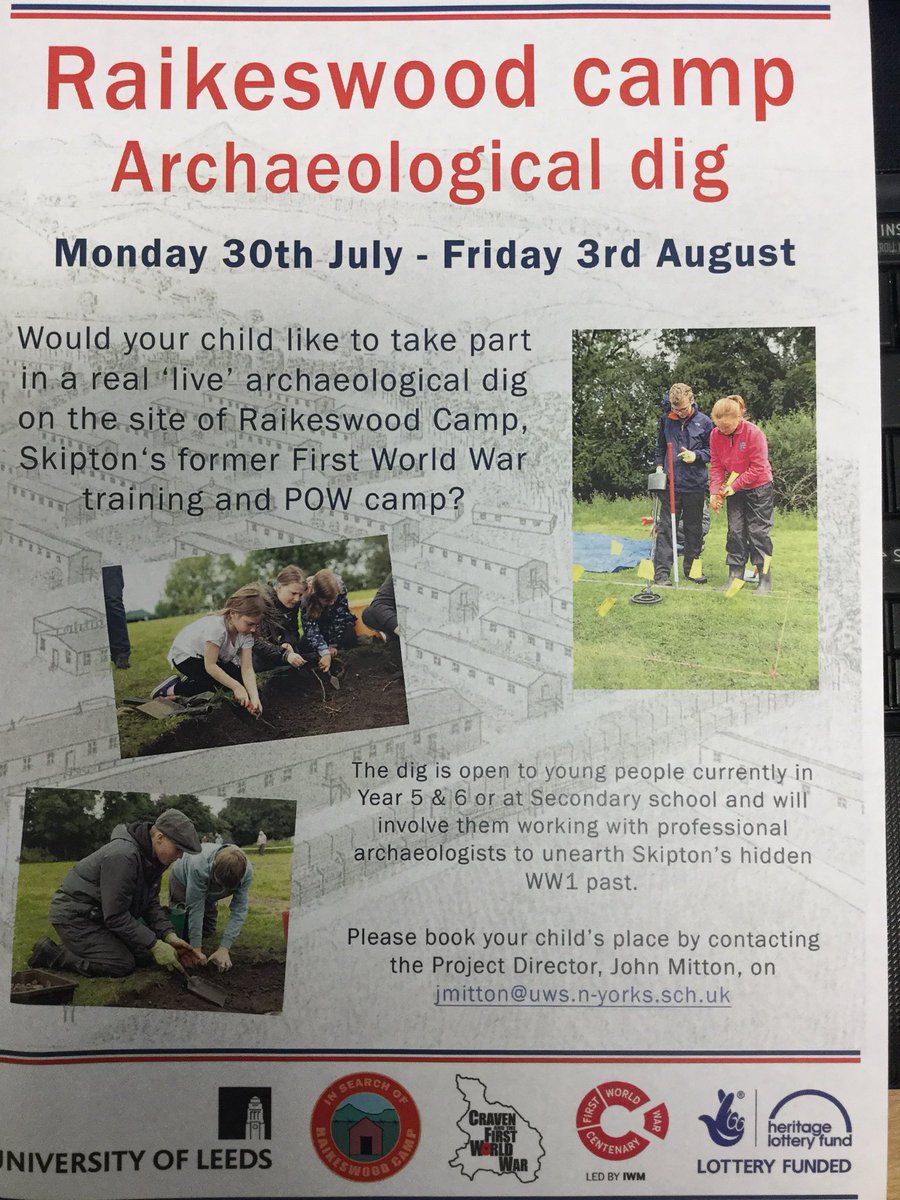 Upper Wharfedale School (@upperwharfedale) on Twitter photo A fantastic opportunity for students in year 5 and 6 to join in with a live archaeological dig. <a href="/WaterStreetPrim/">Water Street Primary</a> <a href="/Boyle_Petyt/">Boyle & Petyt</a> <a href="/ThreshfieldPr/">ThreshfieldPrimary</a> @CarletonEndowed A fantastic opportunity for students in year 5 and 6 to join in with a live archaeological dig. <a href="/WaterStreetPrim/">Water Street Primary</a> <a href="/Boyle_Petyt/">Boyle & Petyt</a> <a href="/ThreshfieldPr/">ThreshfieldPrimary</a> @CarletonEndowed