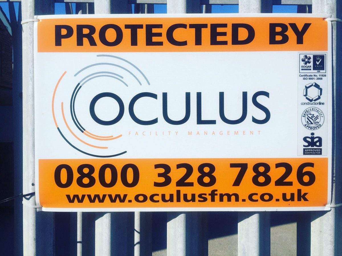 OculusCCTV's tweet photo. We at @OCULUSFM have guards available to cover your site for the Easter weekend. Contact me on 07516726325 or rc@oculusfm.co.uk ASAP and we can have guards to your site by 16:00 today....
 
Protected By Oculus. Why Choose Anyone Else?....
 
#TeamOculus
#WeAreOculus https://t.co/8wPn2cUsVN