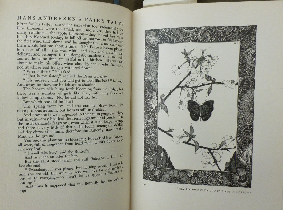 TCDResearchColl's tweet photo. Here's another gorgeous book used by Dr Angela Griffith in her #HarryClarke class this morning. This one's shelfmark is OLS
X-3-1 https://t.co/xkUNgE8WOw