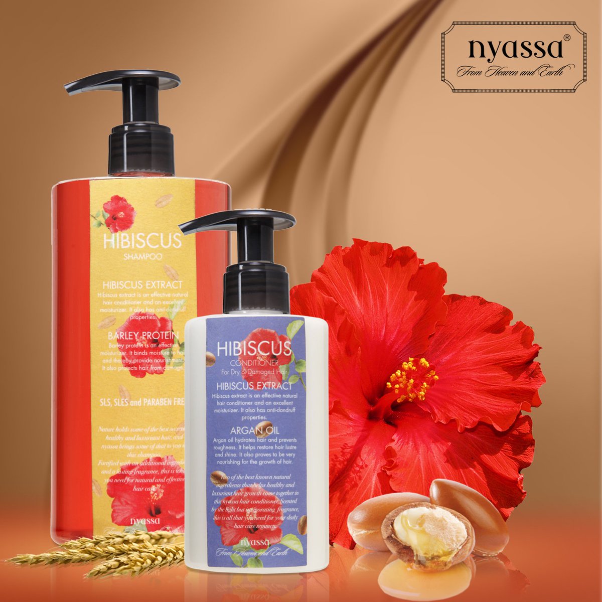 beingnyassa's tweet photo. Nyassa Hibiscus Shampoo brings with it the natural goodness of Hibiscus and Barley protein. .Nyassa Hibiscus Conditioner hair conditioner not only provides intensive nourishment to your hair but also plays a vital role in promoting healthy and luxuriant hair growth. https://t.co/NpvDg0zp53