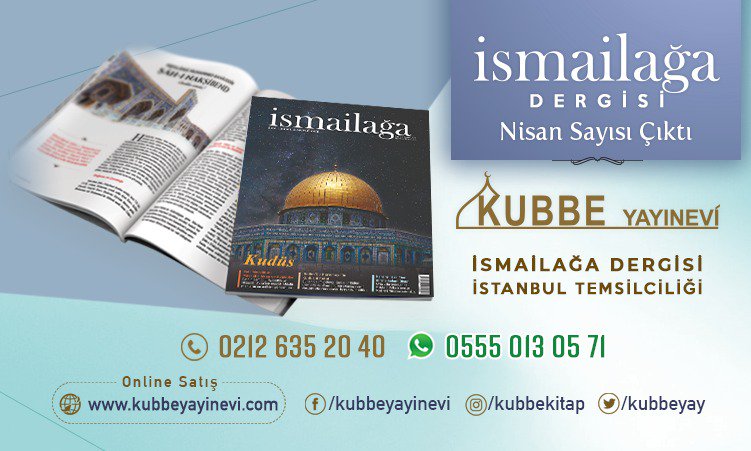 kubbeyay's tweet photo. İsmailağa Dergisi 2018 Nisan Ayı Sayısı Çıkmıştır. 

Siparişleriniz için: 0212 635 20 40

Online Satış: https://t.co/jHA2sCcpGh

#kudus #dergi #ismailağa #İstanbul https://t.co/iawsbMrGiR