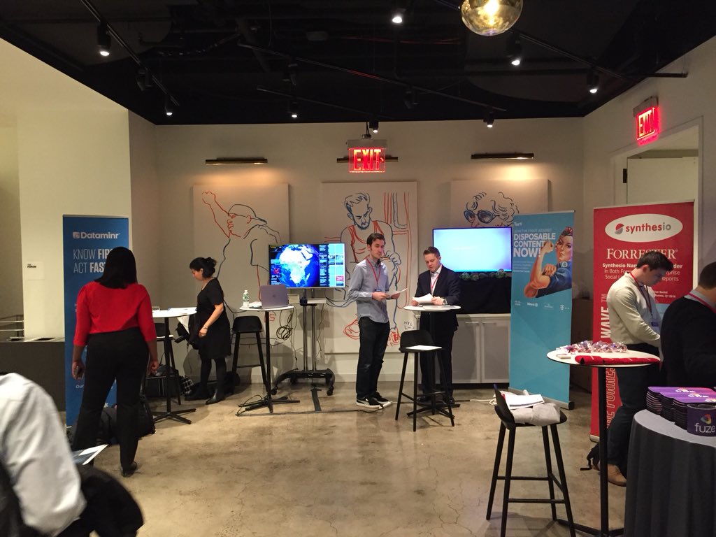 BenMcGillsays's tweet photo. We all raring to go at #CMOinspired NY. A day to speak to marketers on how we tackle this fight against #disposablecontent @TurtlNick @turtlstories https://t.co/833Jnf0DVa
