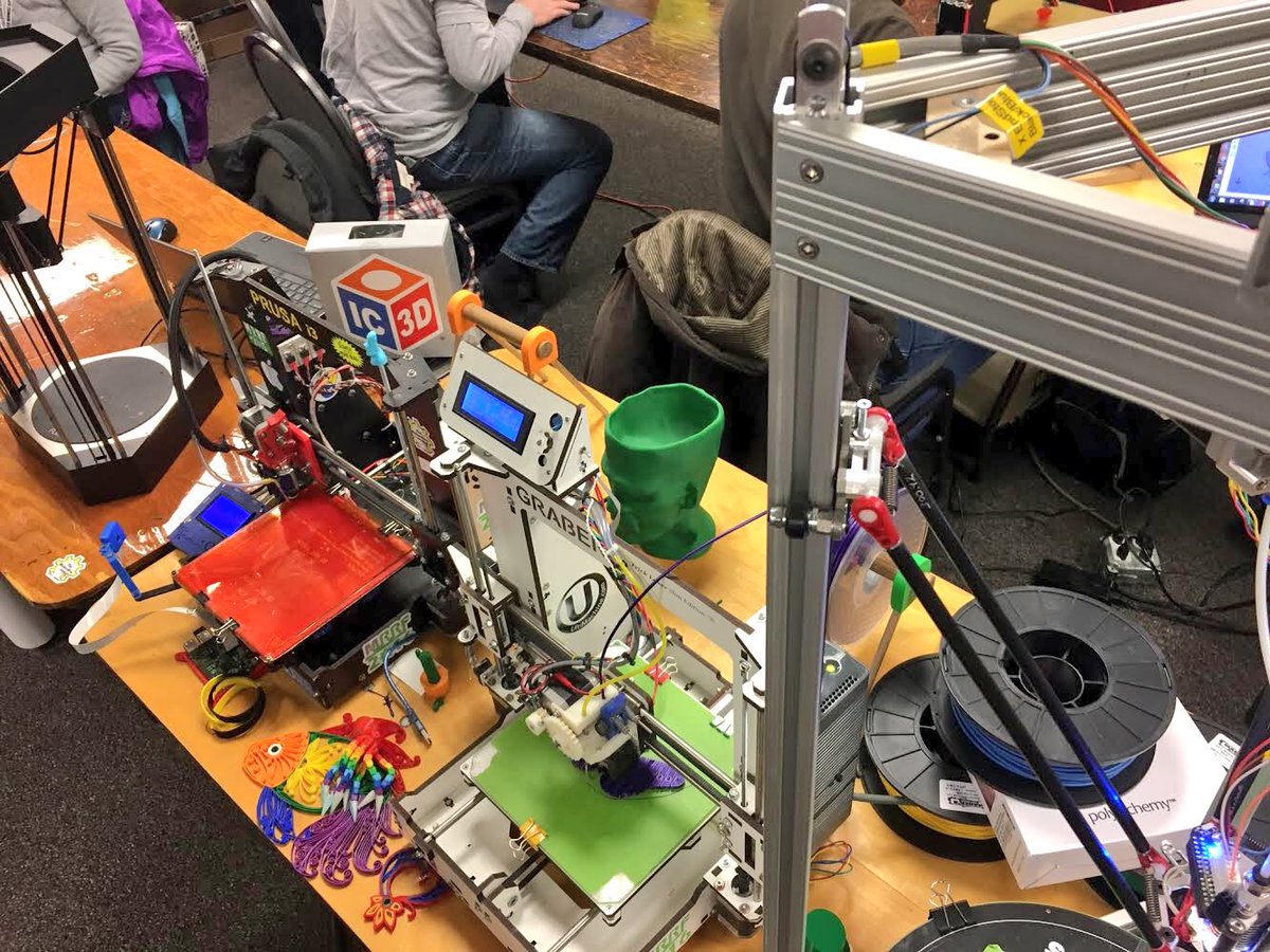 IC3D_Printers's tweet photo. #Throwback to this past weekend during #MRRF2018 Can you spot the #IC3D logo? #Tech #3Dprinting #OpenSource #Filament #Makers https://t.co/vwQeBhlzot