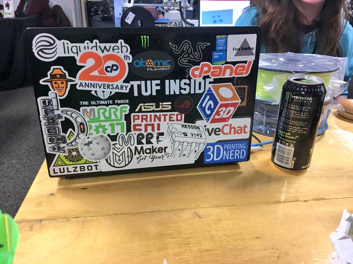 IC3D_Printers's tweet photo. #Throwback to this past weekend during #MRRF2018 Can you spot the #IC3D logo? #Tech #3Dprinting #OpenSource #Filament #Makers https://t.co/vwQeBhlzot