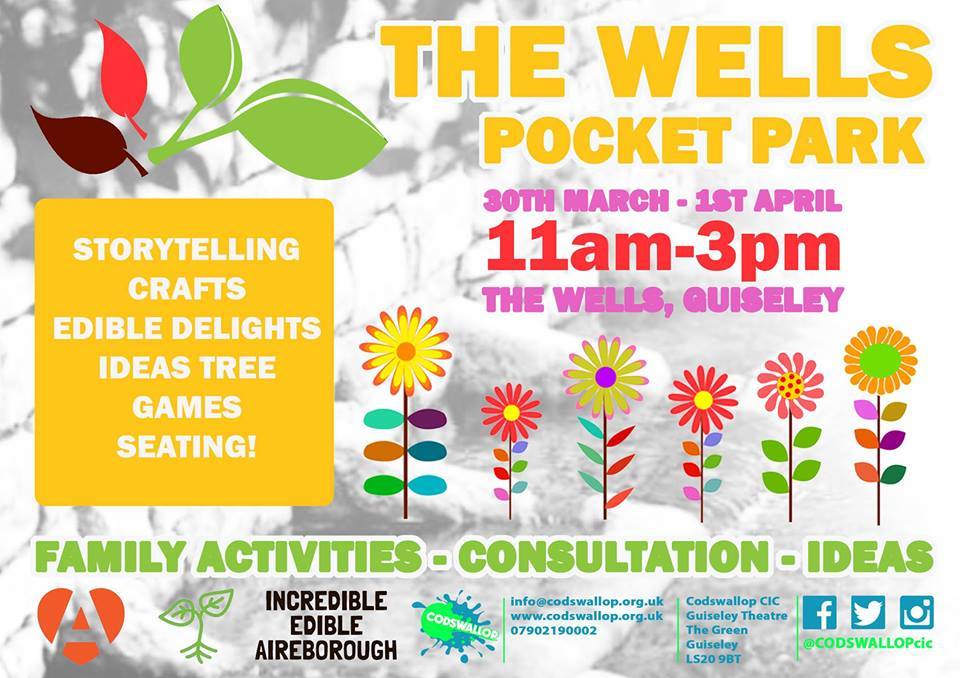 AireboroughV's tweet photo. GUISELEY WELLS EASTER POCKET PARK – 30TH – 1 APRIL 2018 https://t.co/dTCp5uhFTg https://t.co/KOhsx7p2wM