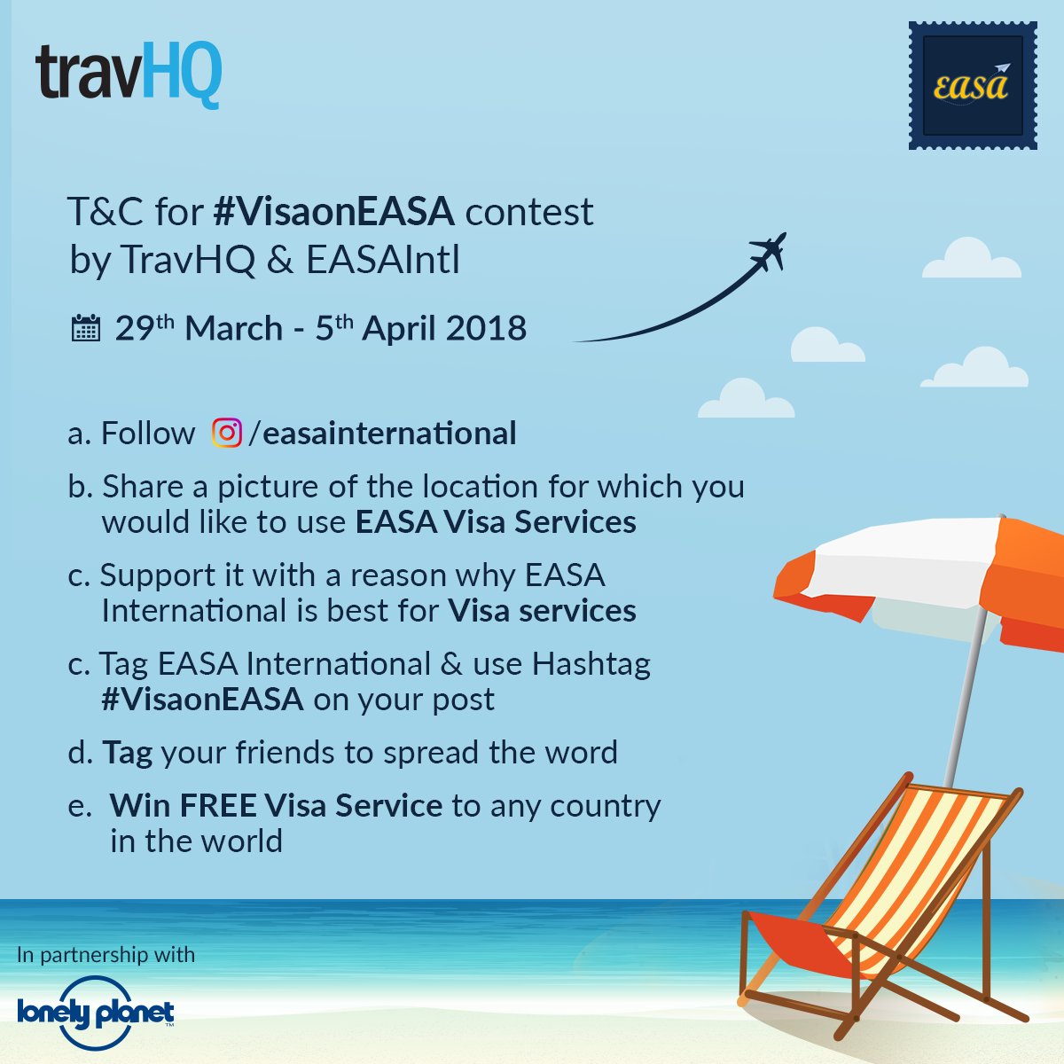 Get ready guys! #VisaonEASA #contest goes live. Take a note of the guidelines &amp; spread the word.