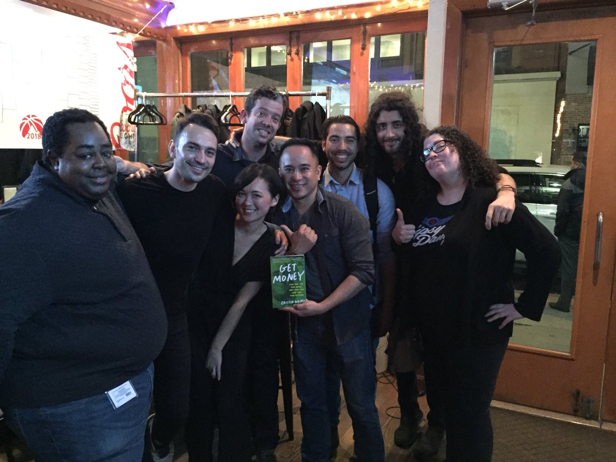 Celebrating author friend’s success! Got to celebrate a bit after the book signing too. <a href="/thewildwong/">Kristin Wong</a> go grab a copy of Get Money in any retailer.