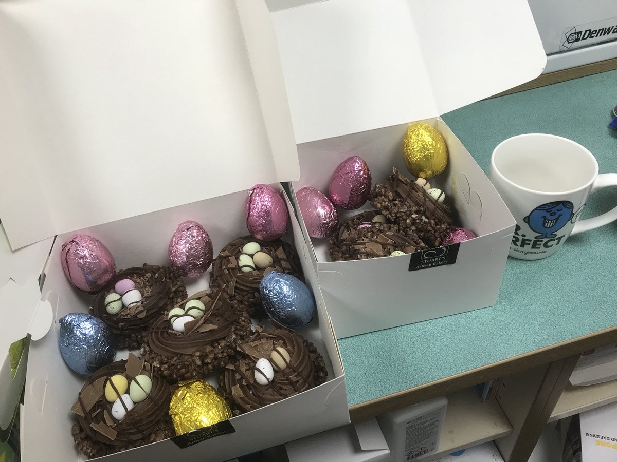 KTpharmacy's tweet photo. A little thank you for my wonderful staff working #Easterggedon!! #pharmacy24 #beststaff https://t.co/35i7Zqbpqc