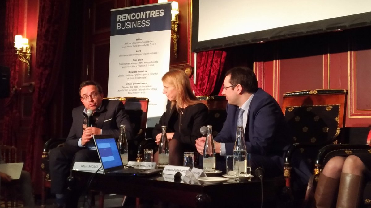 CPinguet's tweet photo. @marcmoss2 "La digitalisation c'est une chance" : la filière du droit ne doit pas la "subir" mais l'embrasser. #RencontresBusiness https://t.co/ijKH7nxNP4