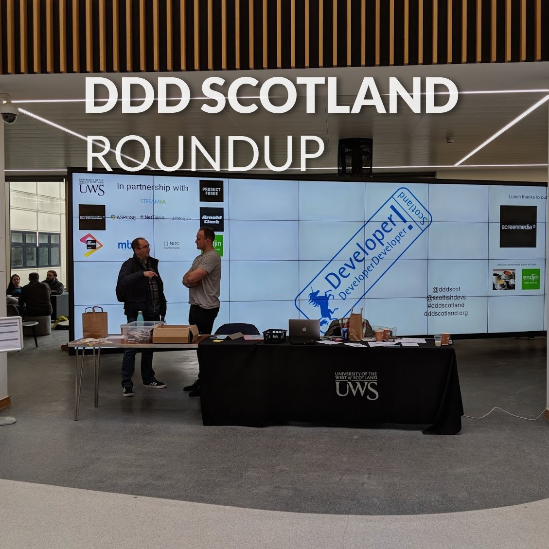 Back in Feb Senior #CogDev @ismailmayat went up north to deliver a talk at <a href="/DDDScotland/">DDD Scotland</a>. Check out his roundup of the event on this week's blog: bit.ly/2Gj774R