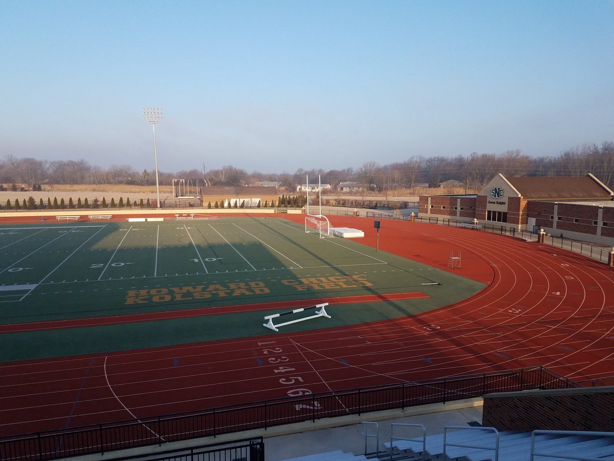 SNCCCTF's tweet photo. BEAUTIFUL day for a Track &amp; Field Meet here @stnorbert 
Looking forward to FINISHING what we started with this group of Seniors!
#CapturetheCrown
#FleurdeTHREE https://t.co/fXhmqTOSTI