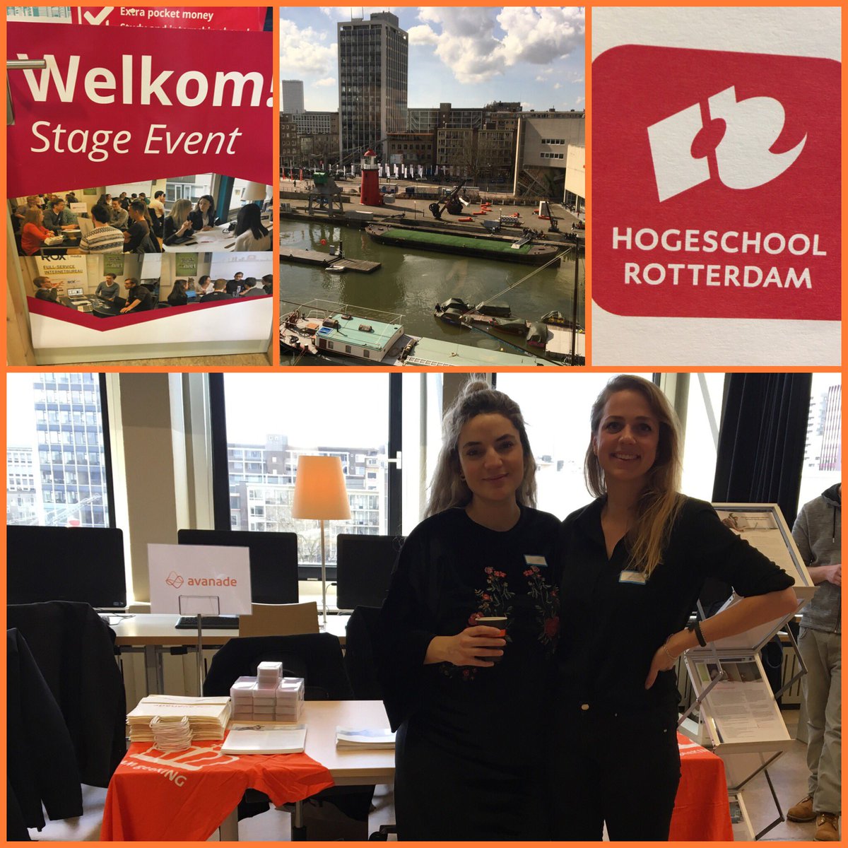 DuyguCiftc's tweet photo. Bedrijvendag @hsrotterdam met een prachtig uitzicht over Rotterdam! We hopen veel jonge talenten te ontmoeten @AvanadeNL https://t.co/NIzvW013SZ