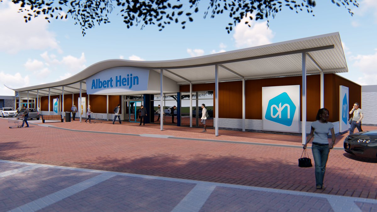 GrunstraGroep's tweet photo. Verbouw Albert Heijn Stiens
In opdracht van de familie Wassenaar heeft Grunstra Architecten het esthetisch en technisch ontwerp verzorgd voor de verbouw van Albert Heijn in Stiens. Het project is op dit moment in uitvoering. https://t.co/9AWZe7LWa1
