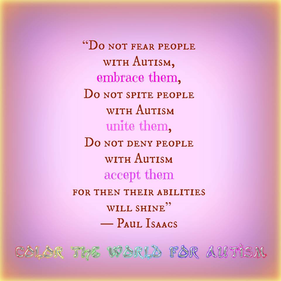 PaulIsaacs22's tweet photo. #Autismwareness2018 #autism #disablityandability #autismfruitsalad @PaulIsaacs22 https://t.co/yBFe4dAYZG
