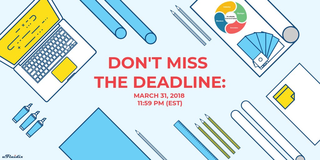 📢 Reminder: Only 3 DAYS left to submit your #PrototypingGrant2018 application and win $50,000 in design &amp; fabrication services! 
🚀 #Startups and individual #inventors from all over the world are invited to apply.
📩 We're waiting for your applications:  circle.ufluidix.com/prototyping-gr…
