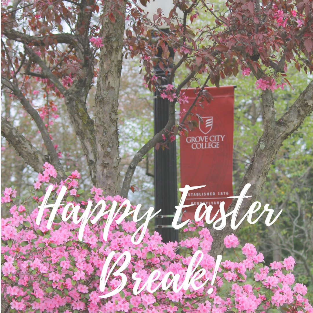GCCAdmissions's tweet photo. Today is the first day of Easter Break! We wish our students, faculty, and staff a restful break with their families and friends! :) See you all again on campus April 3! https://t.co/i62Ietdbqa