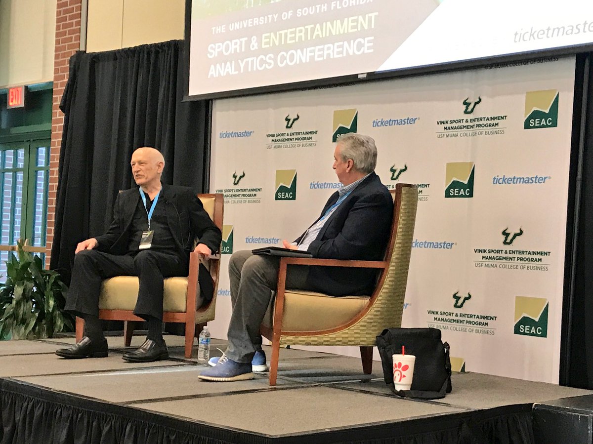 USFVinikMBA's tweet photo. Day two of SEAC is in full swing! This morning, we are learning the pillars that have paved the way for today’s analytics from Matt Levine. #SEAC2018 https://t.co/t9UNaayhe5
