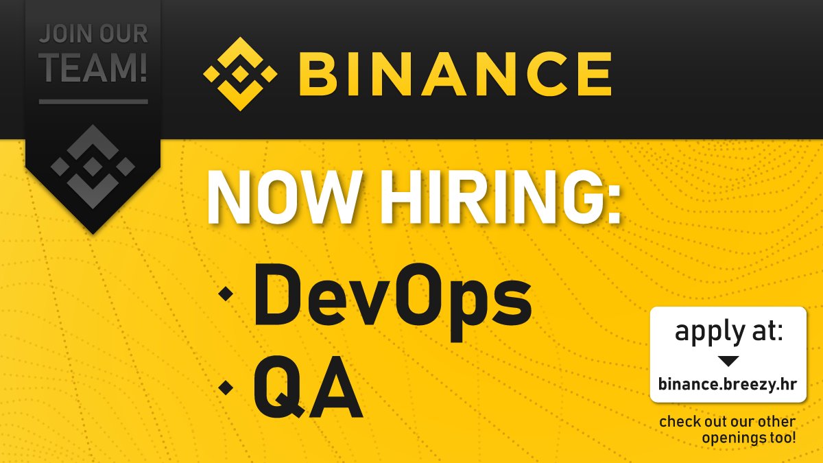 Binance tweet media