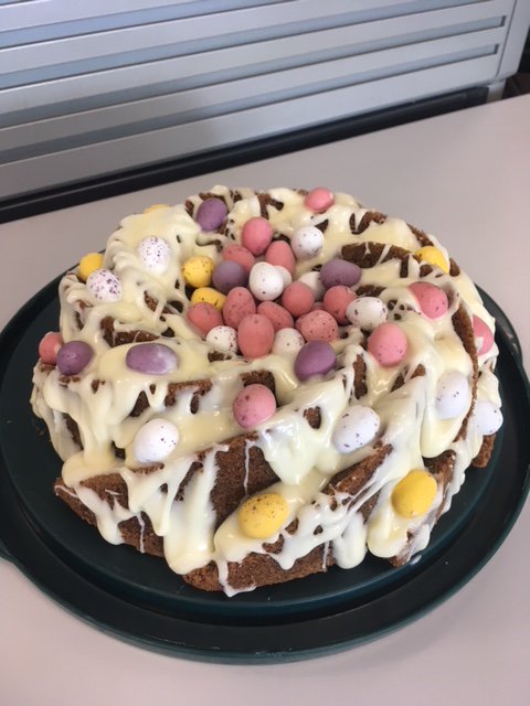 Eater Cakes &amp; Treats in your deliveries! 

Happy Easter Everyone, for people ordering from us this week we've added a special chocolate based treat in your boxes to enjoy. 

The Cake however is only for us! #Easter2018
