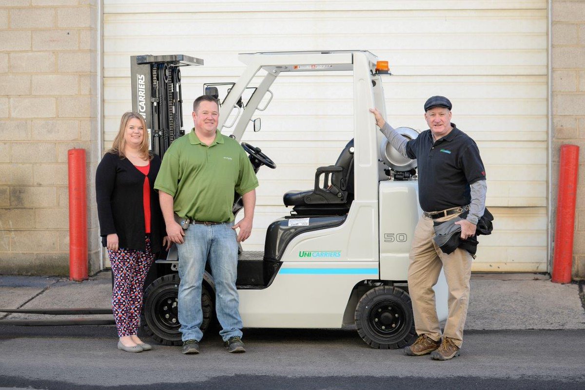 actionliftinc's tweet photo. #ActionLift helped deliver this FREE Platinum II #forklift for UniCarriers' Remember Our Name Forklift Giveaway!  #Congratulations to Vic's Time in Palmerton, PA. @Times_News Thank you @UniCarriers! https://t.co/gsvKanTHVk