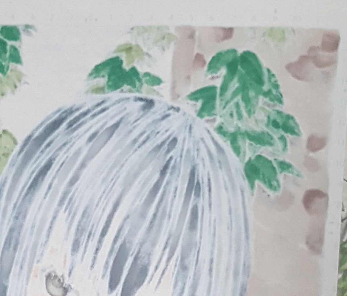 荻野純 Auf Twitter 透明人間の骨 プレゼント用のカラー複製原画を制作して頂いております 原稿の裏面 コピックの裏うつりまで再現する予定 18年4月19日 木 当日消印有効