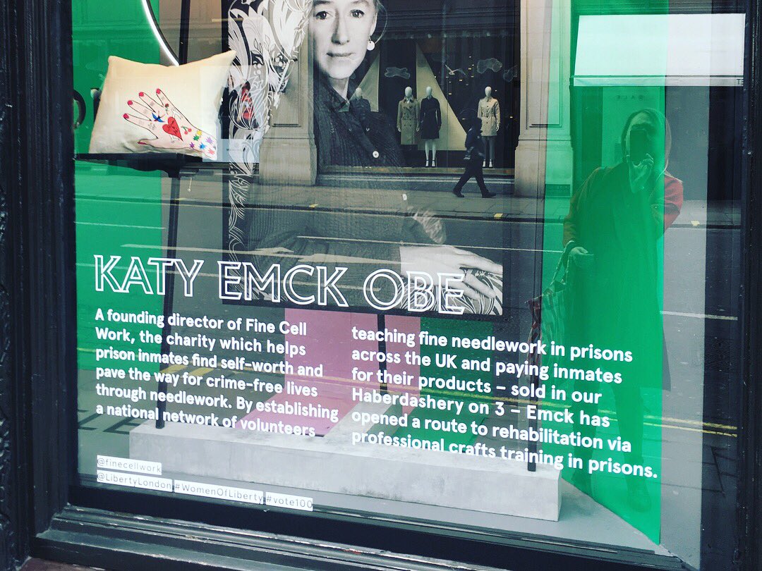 Inspiring start to the day a with breakfast meeting <a href="/LibertyLondon/">Liberty London</a> plus love their current windows #WomenOfLiberty #vote100 #inspirationalwomen