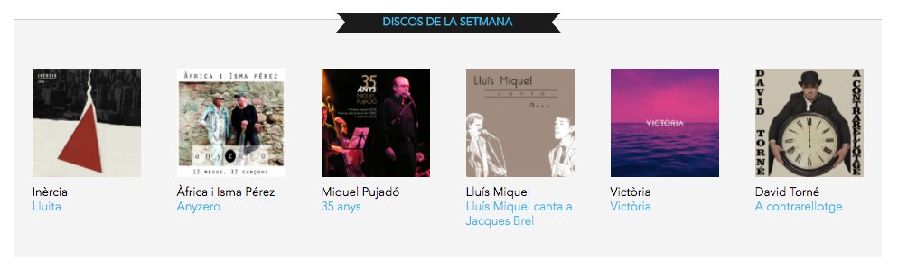 enderrock's tweet photo. 🎧 Si vols música per aquests dies festius, aquí pots escoltar els discos de la setmana de l'#EDR215
▶️ Lluís Miquel, Àfrica i Isma Pérez, @inerciapv, @davidtorne8, @victoriagrup, @MIQUELPUJADO

https://t.co/hfV9j0wLhx https://t.co/FSNol6pVV4