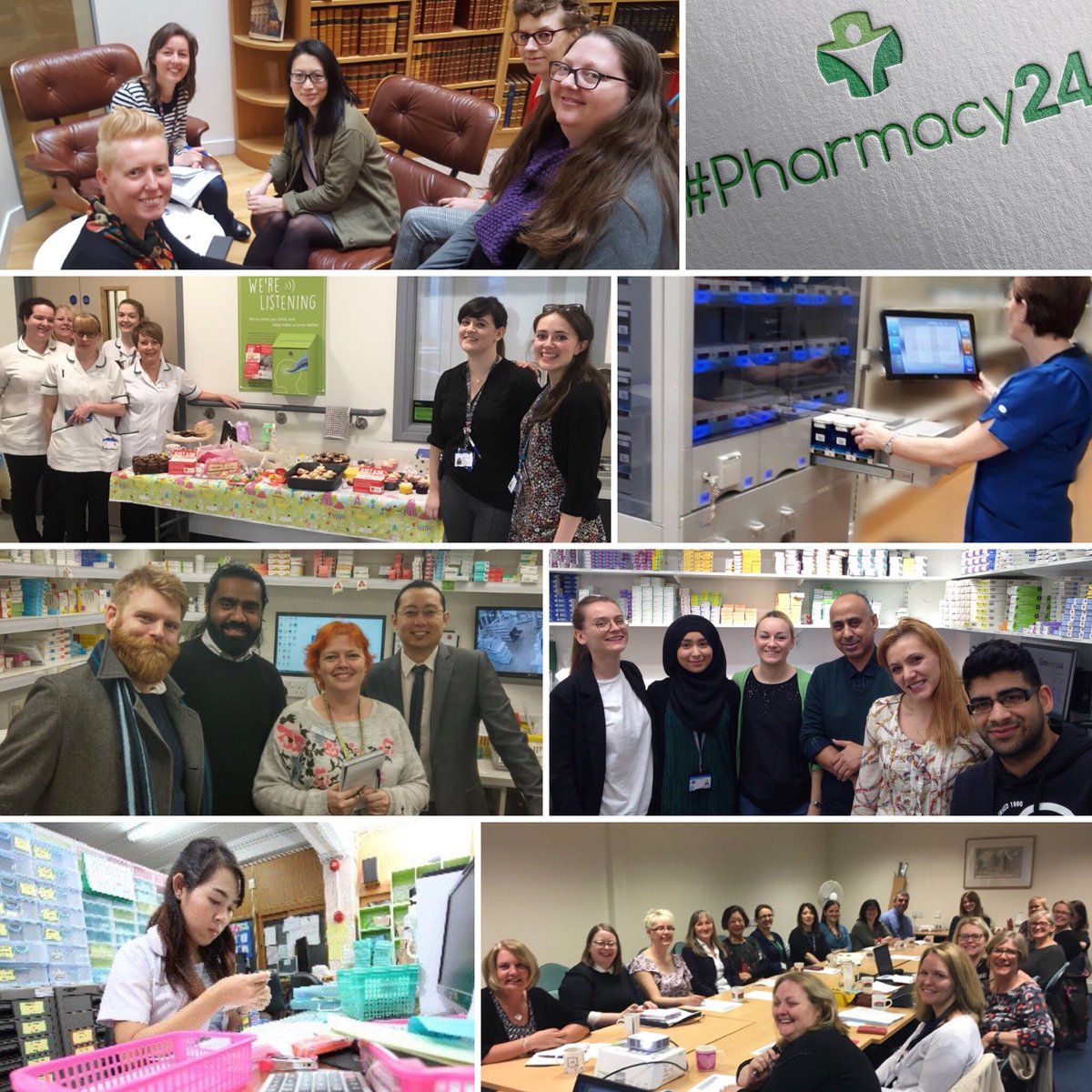 What does a day in the wonderfully varied world of pharmacy look like?

Just some of the great photos from #pharmacy24