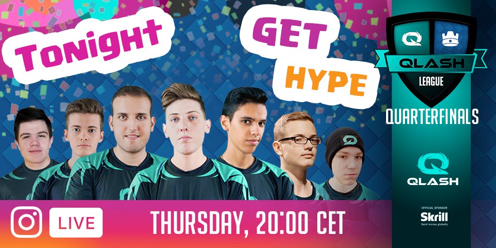QLASH_Esports's tweet photo. โฐTONIGHT LIVE INSTAโฐ
LIVE Instagram session from #QLASHouse
Getting ready for @QLASHleague tonight!!
https://t.co/opgXfwqULc
10 minutes only! Donโt miss!!๐ฅ
@TheRealGuanek @PeppeCRoyale @nemos_twitch @FlobbyCr @Niclas_cr @BigSpinCR
โฌ๏ธโฌ๏ธโฌ๏ธโฌ๏ธโฌ๏ธโฌ๏ธโฌ๏ธโฌ๏ธ https://t.co/kbJa3oT9Vp