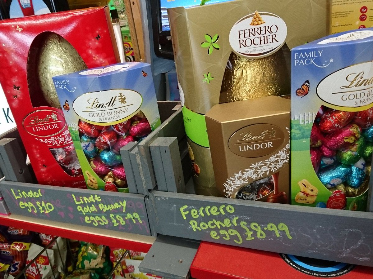 Something different for #Easter 
Our Easter Cups are filled with @OfficialHARIBO fried eggs &amp; a choice of <a href="/CadburyUK/">Cadbury UK</a> mini eggs, Galaxy Golden eggs or <a href="/MaltesersUK/">Maltesers UK</a> bunnies 😋