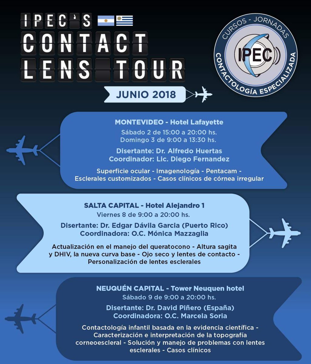 CEspecializada's tweet photo. Uruguay, no te lo pierdas. Inmersión total en contactologia especializada. Casos clínicos, imagenologia, superficie ocular y mucho más.. https://t.co/YV8bnK3PE3