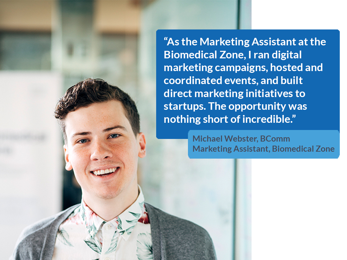 BiomedicalZone's tweet photo. The #BiomedicalZone is hiring a @RyersonU student to be our next Marketing Assistant and join the family! Apply here: https://t.co/QqQUJUx8j9 https://t.co/A1tFe9vzFd