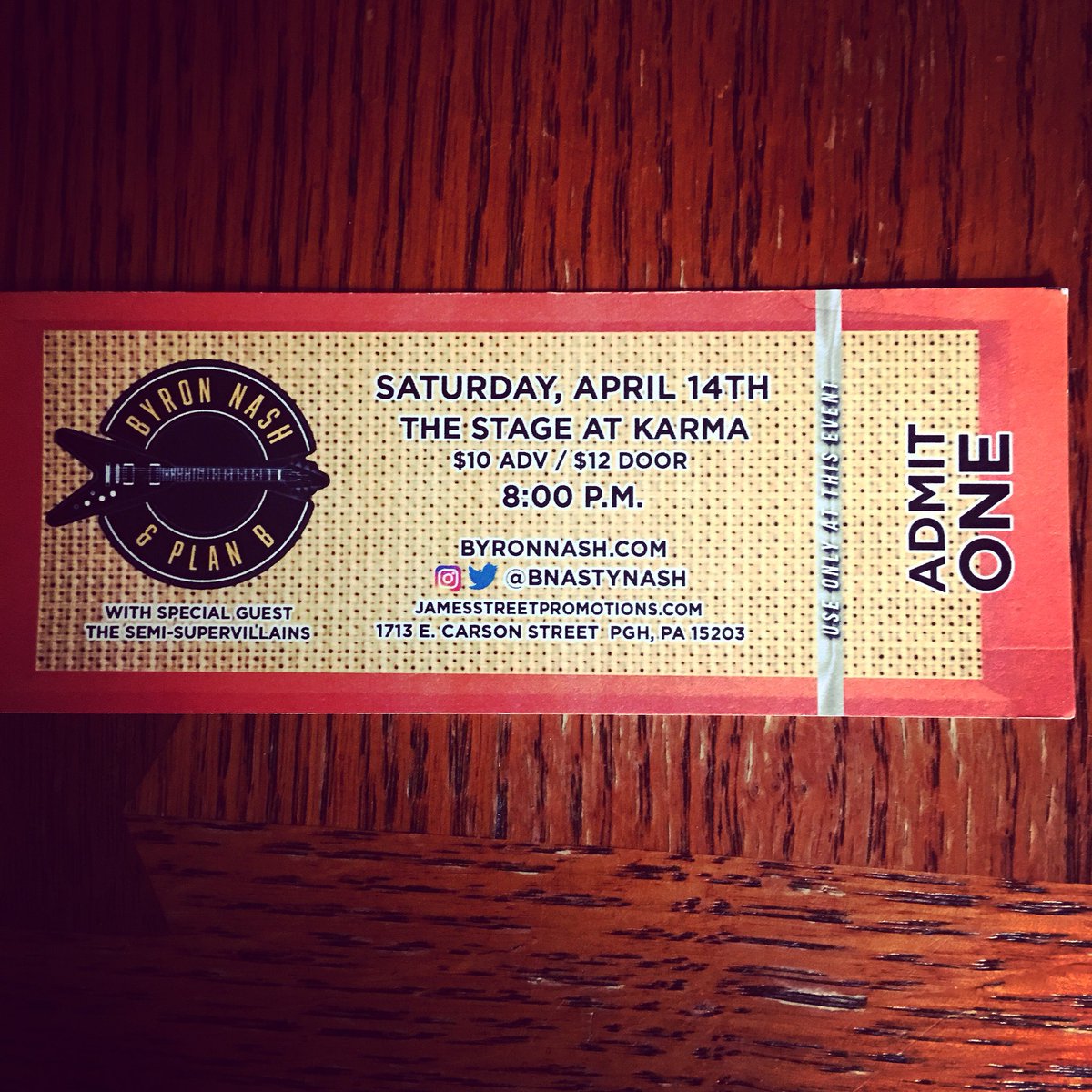 bnastynash's tweet photo. I got the flyers, posters and tickets for the BYRON NASH & PLANB concert today and I’m pretty happy with how they turned out! The show is Saturday, April, 14th, 8p.m. $10adv/$12door https://t.co/lHnmjPKt5n @thestageatkarma #planbmusic https://t.co/e7cARb7fgn