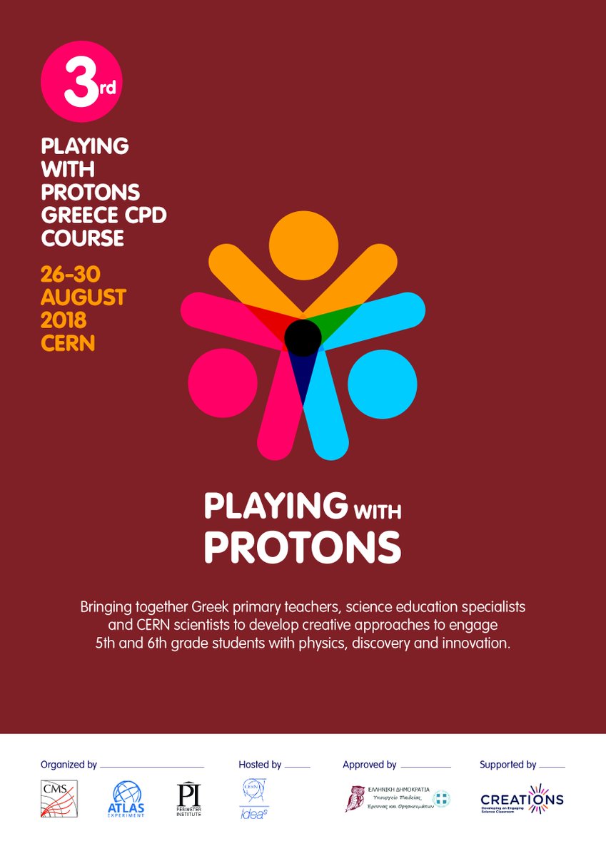 playprotons's tweet photo. 20 teachers, 10 days, two countries, one aim: to help engage all primary students with #physics, #discovery and #innovation! #STEMed #STEMeducation #PrimaryRocks #CERN #PlayingWithProtons https://t.co/n35Rov1UFl