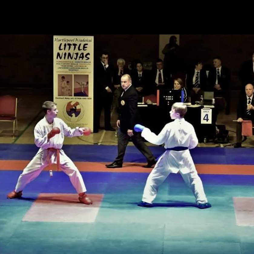 EastbankKarate's tweet photo. Our 2 stars in the heat of battle in the final at the North East Championships!!!!! #spotlight #scotlandstars #karatescotland #karate #kumite #final #nowinnersnolosers #teammates #friends @GaelicSchool @UGS_PE @UGSchool @EastbankCSH @Beacon_Warriors @sportscotland @cimac1975 https://t.co/Ke0sNL1fug