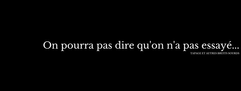 PoidsPlumes's tweet photo. THE END
.
.
.
.
.
.
#TAPAGE et autres bruits sourds
Poids Plumes | Théâtre français du @CNAduCanada 
- 27 + 28 mars 2018 - https://t.co/U7V1IUFuaf