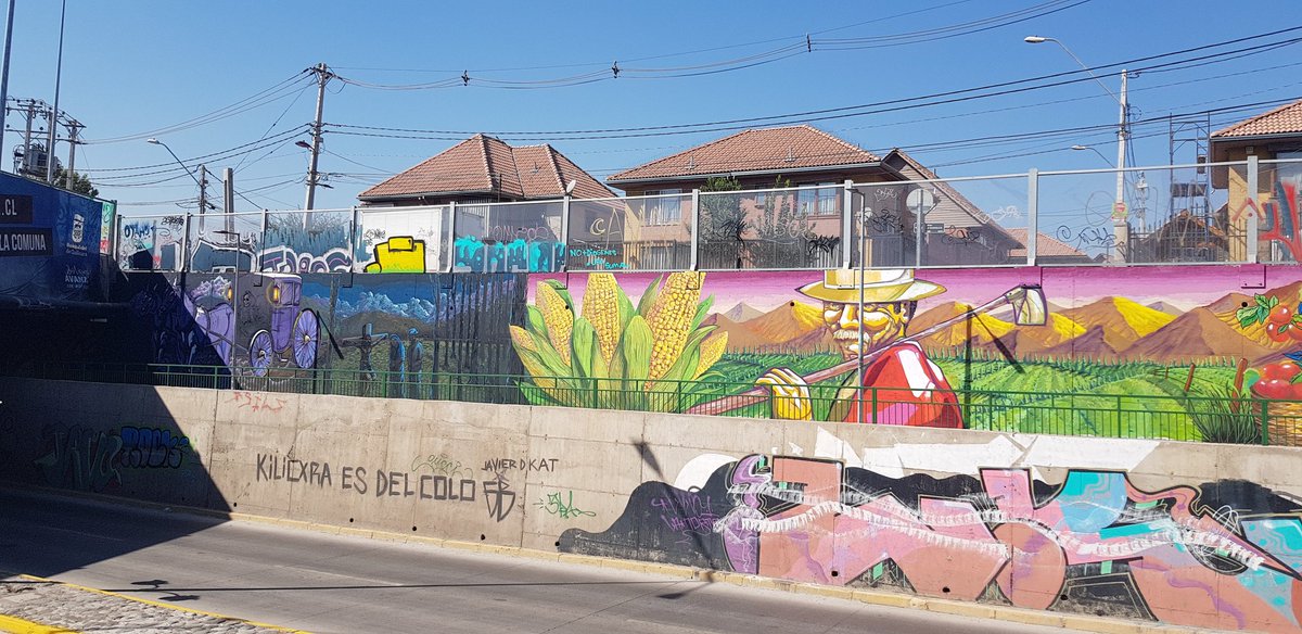 corpo_quilicura's tweet photo. [MURAL]

¡Pero que lindo está quedando el mural de Lo Marcoleta! 😱😱😱

Acá dejamos algunas imagenes de avances del mural más grande de Chile que será un espectacular museo al aire libre para todos los Quilicuranos 💗

#Quilicura https://t.co/b4O0bDo0pR