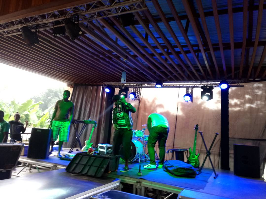 Jude_Mugabi's tweet photo. @Route316band doing a sound check before the #EvokeNightSeason2 launch https://t.co/eztmWSWLVd