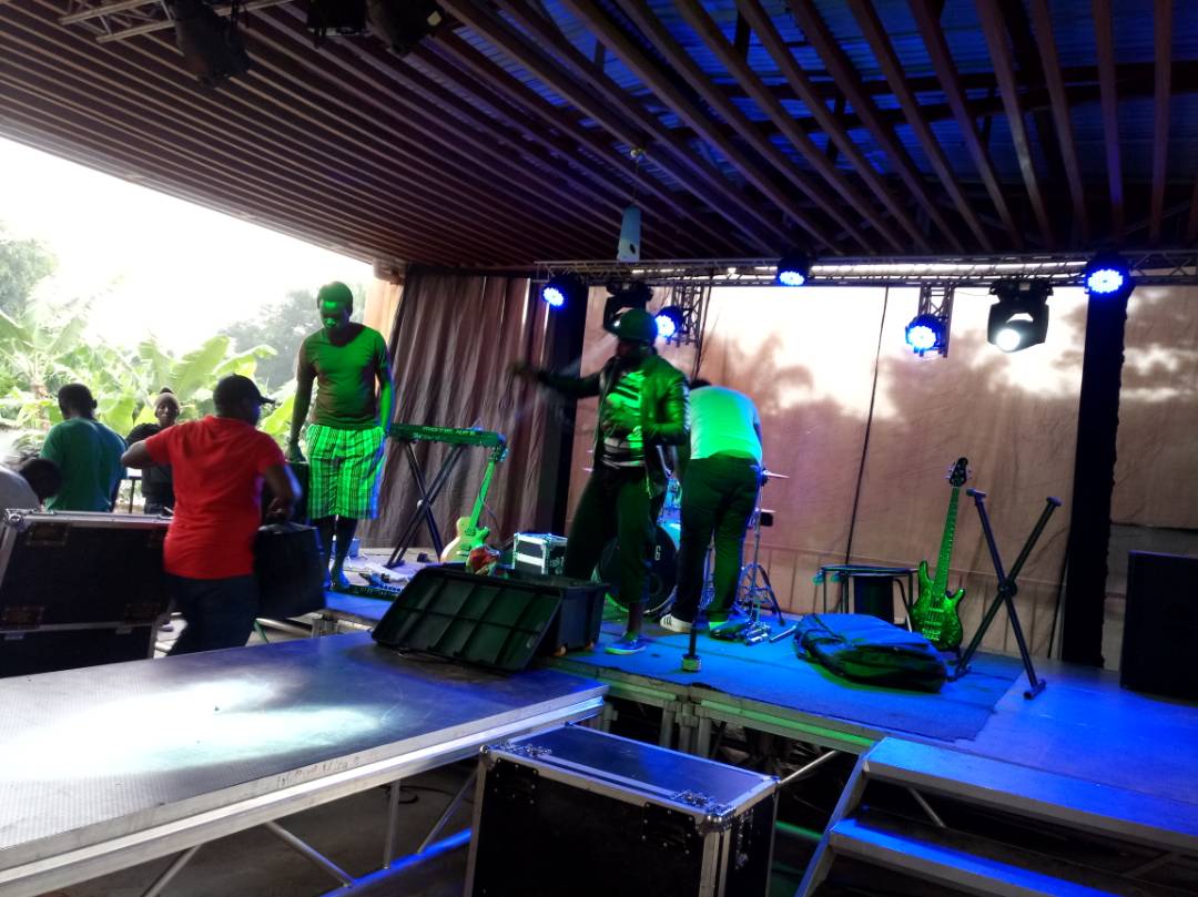 Jude_Mugabi's tweet photo. @Route316band doing a sound check before the #EvokeNightSeason2 launch https://t.co/eztmWSWLVd