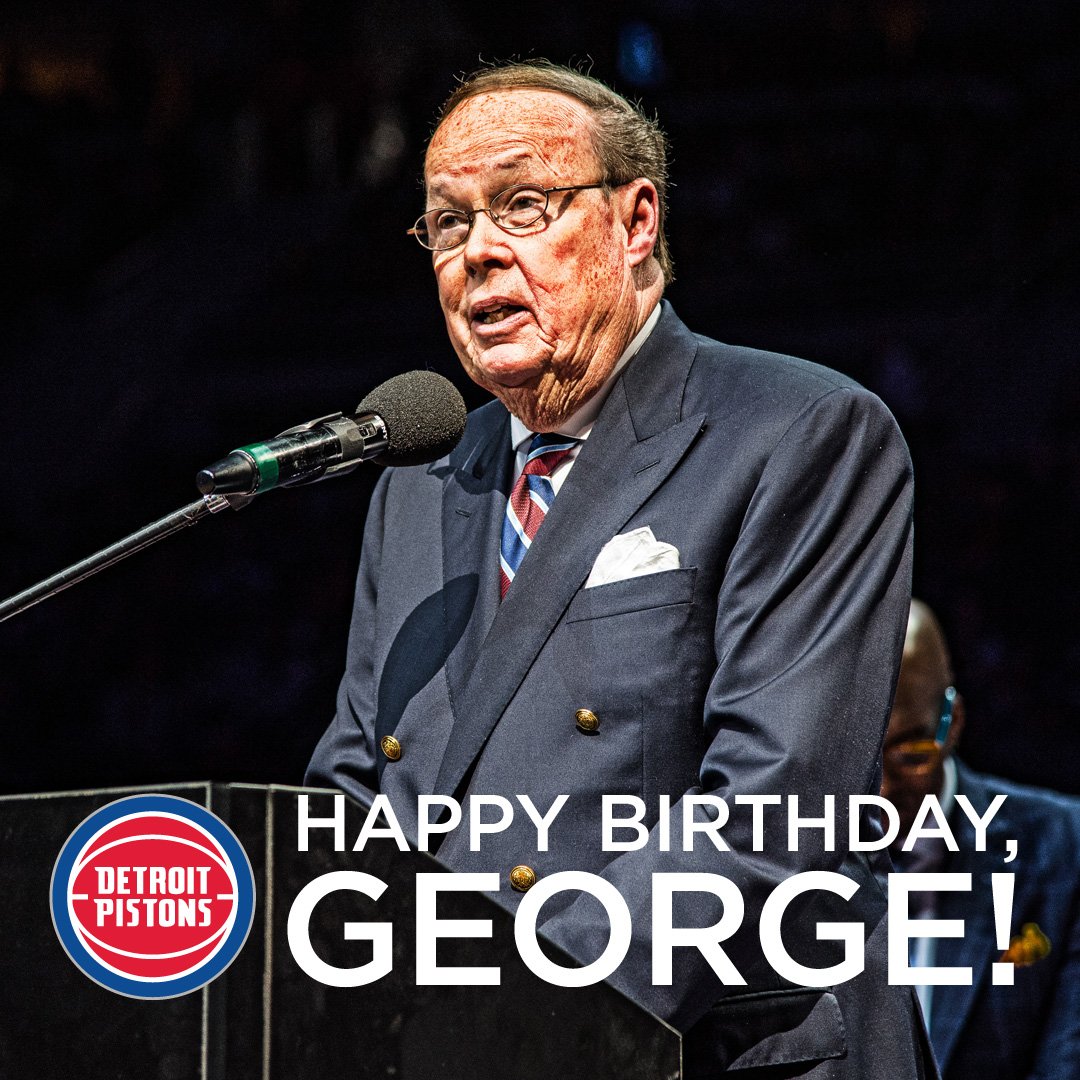 DetroitPistons's tweet photo. #CountThatBaby

Happy Birthday George! https://t.co/n3ZuUz7ATB