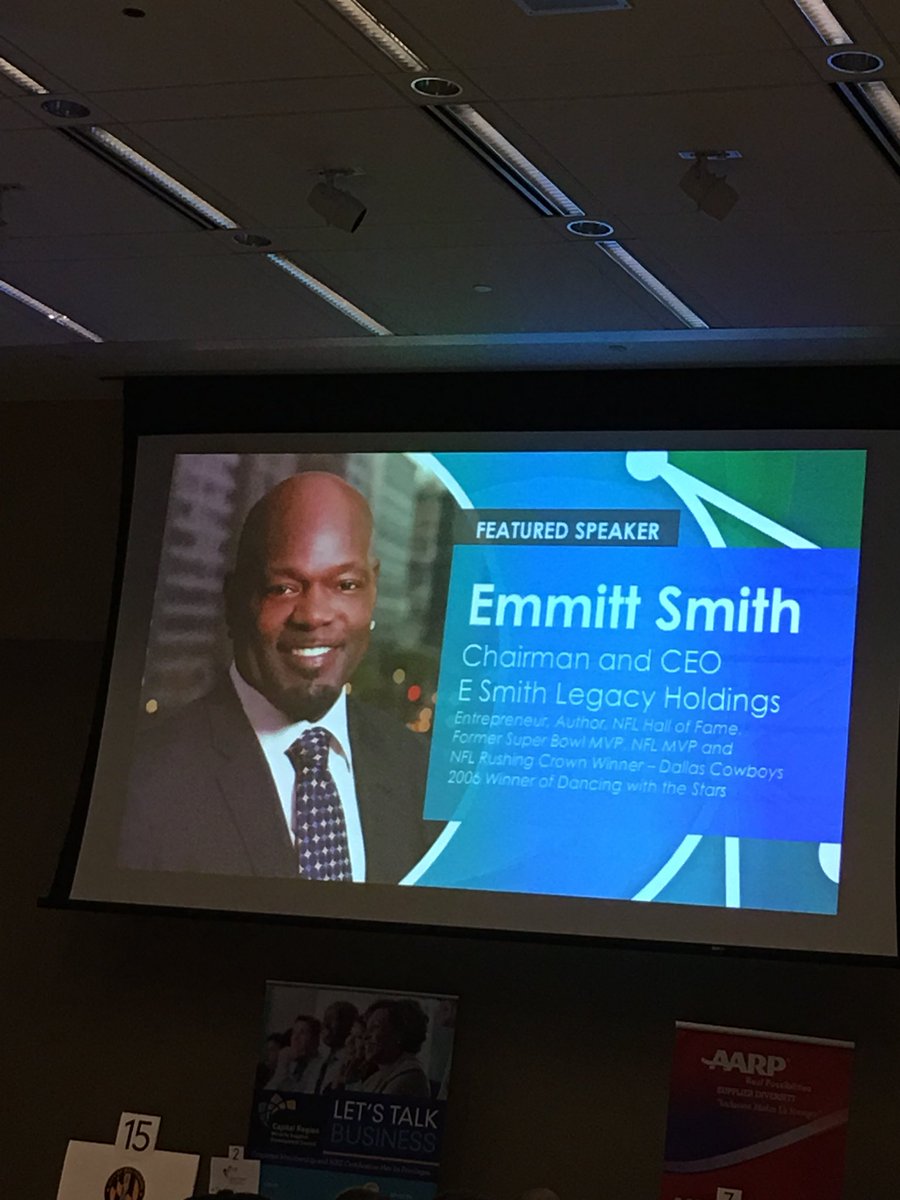 TracyBalazs's tweet photo. @FSRpeople excited to hear about Emmitt Smith’s business success! @CRMSDC https://t.co/iYlULh3O8b