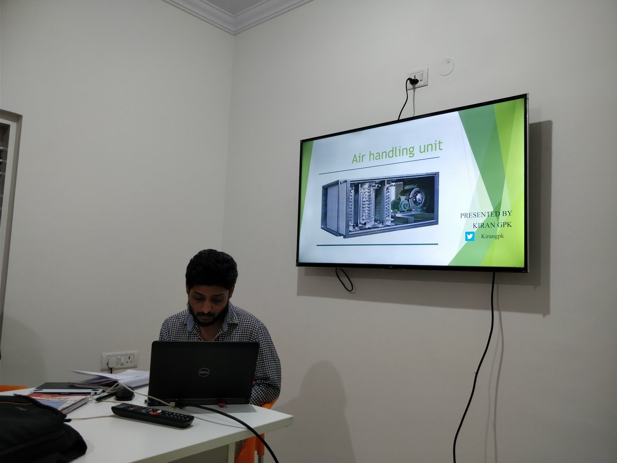 shreenidhiph's tweet photo. Discussion on #ahu in #hvac by @gpk_kiran in @desapex with @ashiknsafa @sandeshjoshi99 @ZUBEERZUBI @shakeel1983 @harichandan1195 #IndBIMcrew https://t.co/9JktpWDQbo