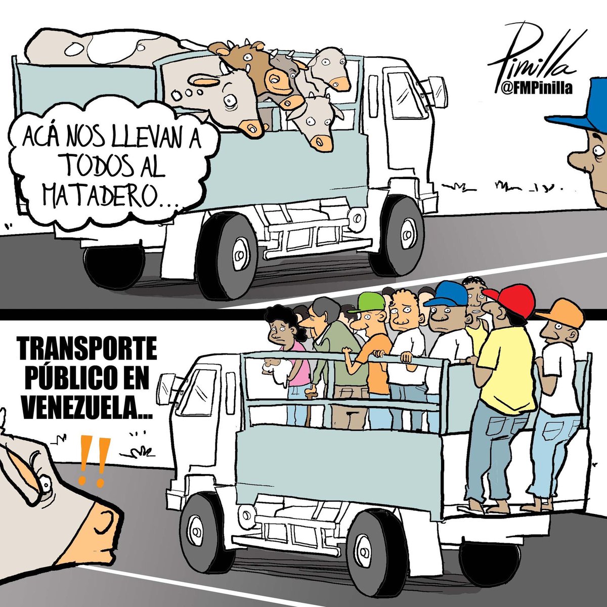 rctv's tweet photo. Caricatura de Pinilla. https://t.co/tP2b3xdxuL
