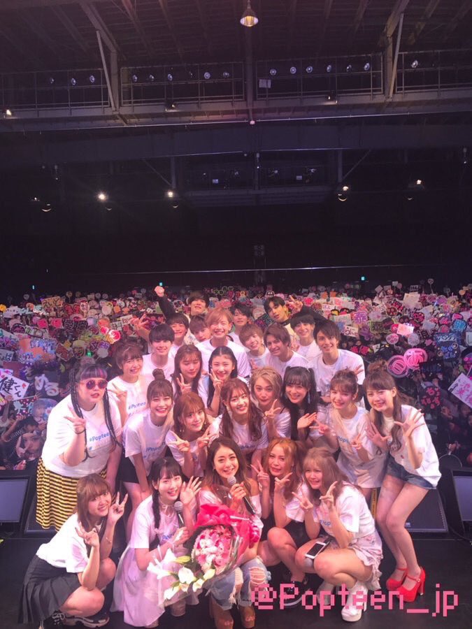 Popteen絆フェスありがとうございました！🤝 たくさんの歓声や団扇