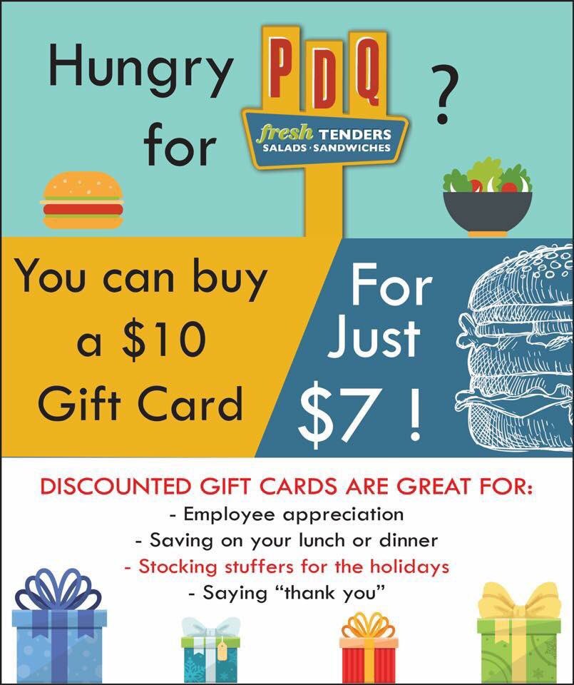 IF YOUR KIDS ❤️ PDQ, grab a couple gift cards for their Easter baskets!! $7 will get you a $10 gift card, all proceeds going to benefit Sickles High School LACROSSE... Message me 🙂 #easterbasketideas @sickles_lax @SandShark_Pride @k4lax  @sicklescheer
