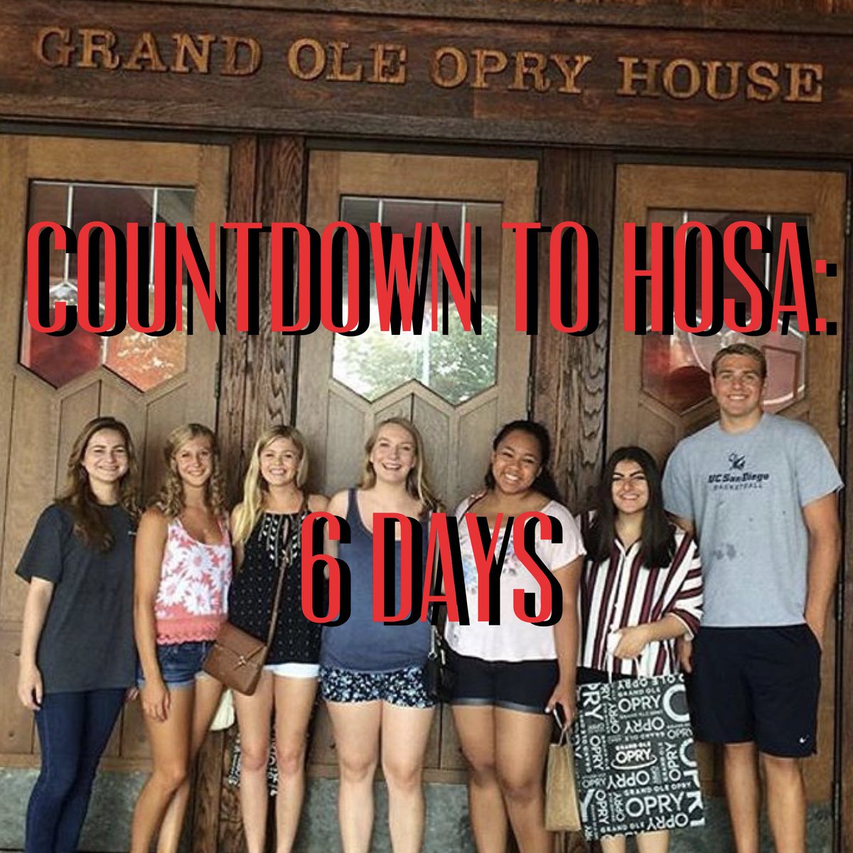 TCHSHOSA_'s tweet photo. 6 Days! #hosaslc2018 #nashville #hosailc2016 https://t.co/sHutWAbGIb