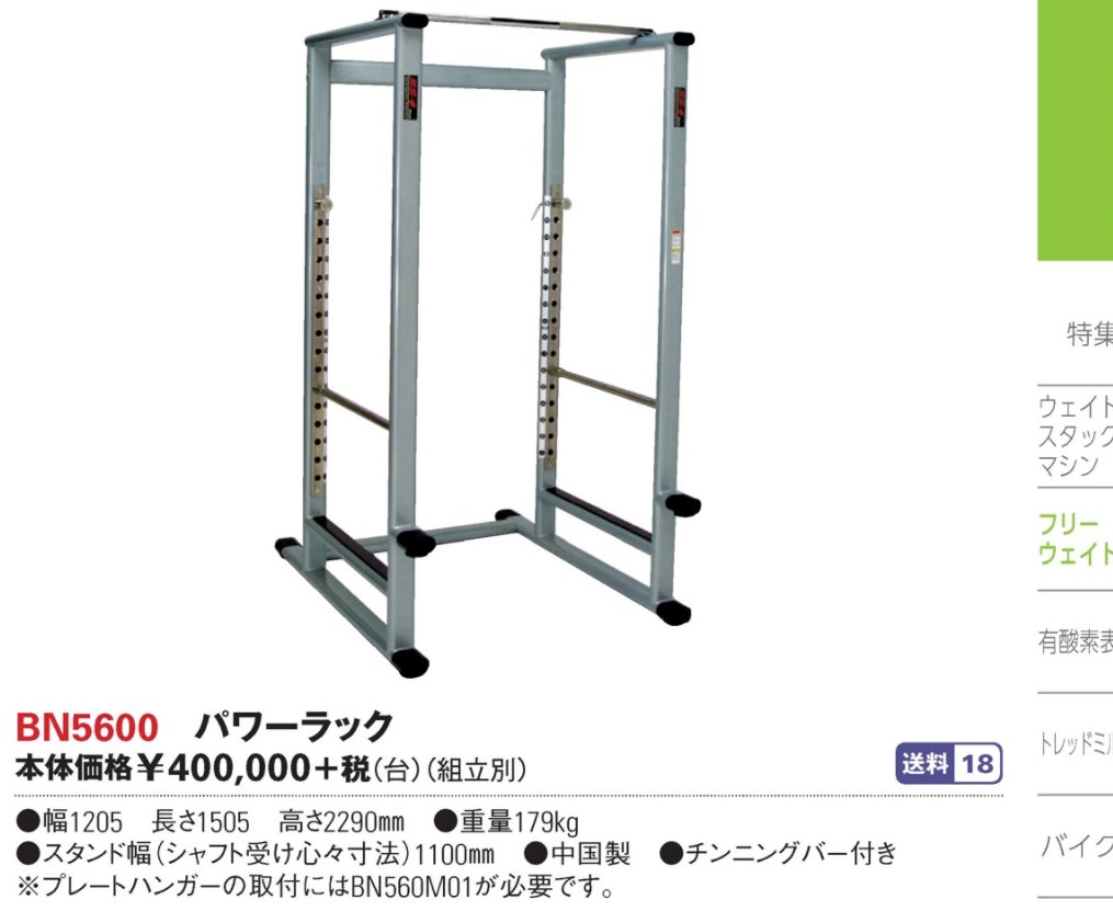 このセノーのパワーラックかっちりしててかなり良いけど色がシルバー 